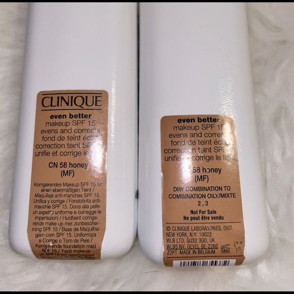 • Clinique Even Better™ Makeup Broad Spectrum SPF 15 Foundation CN 58 Honey - Picture 2 of 3